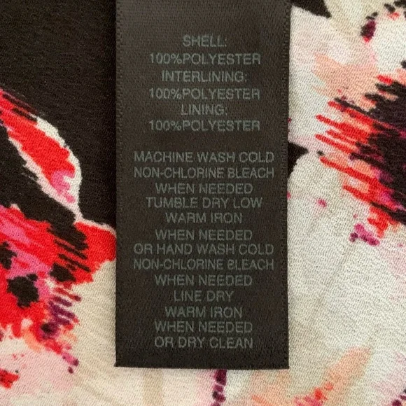 WHBM Black Floral Ruffle Midi Dress - Picture 11 of 11